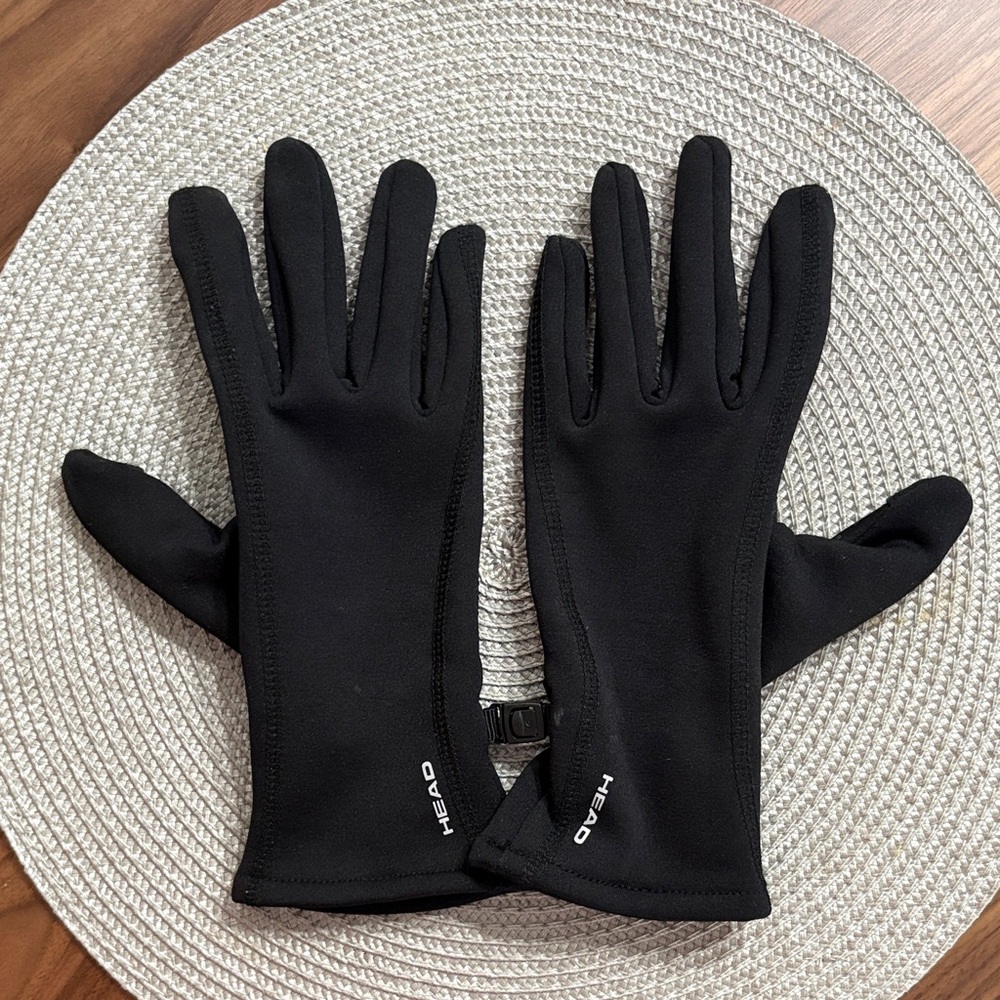 Head Black Thermal Gloves